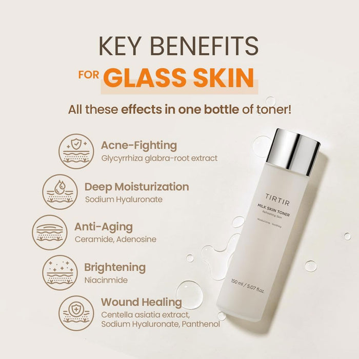 TIRTIR Milk Skin Toner Nudie Glow Australia