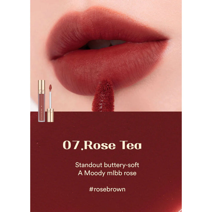 ROM&ND Milk Tea Velvet Tint 07 ROSE TEA Nudie Glow Australia