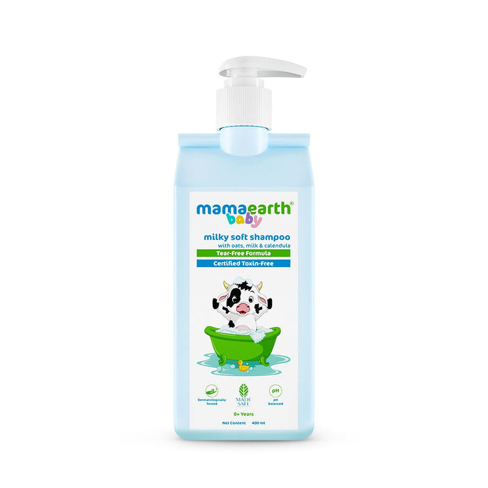 Milky Soft Shampoo with Oats, Milk and Calendula for Babies - 400 ml