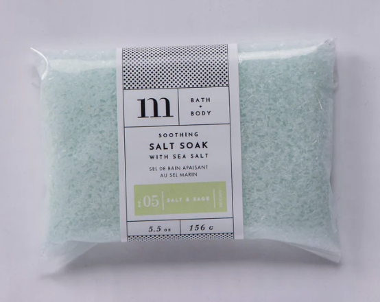 Mixture Bath Salt Envelope - Salt & Sage