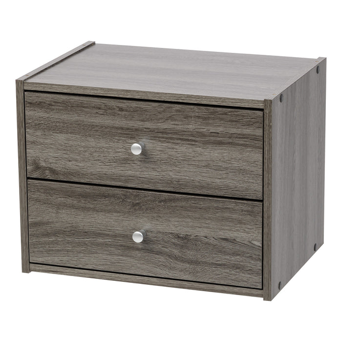 Modular Wood Stacking Box with Drawers - IRIS USA, Inc.