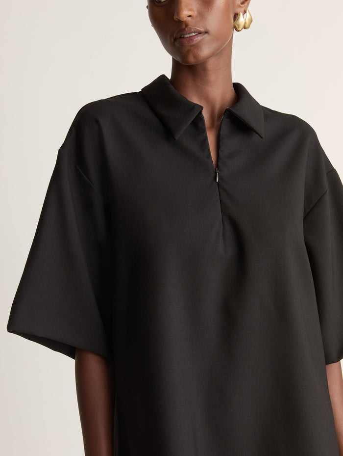 Mortimer Polo in Black