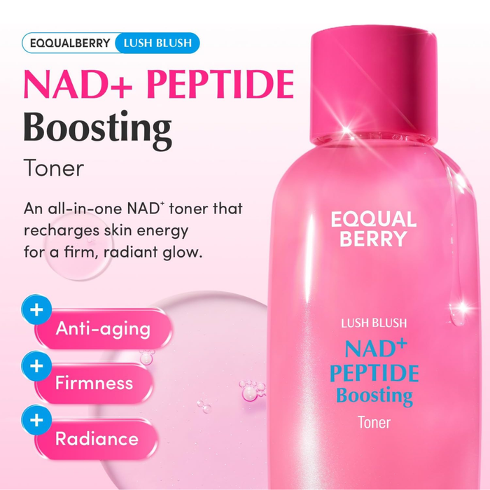 Eqqualberry NAD+ Peptide Boosting Toner Nudie Glow Australia