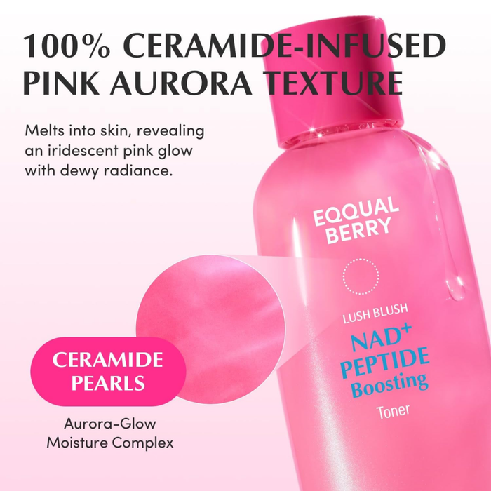 Eqqualberry NAD+ Peptide Boosting Toner Nudie Glow Australia
