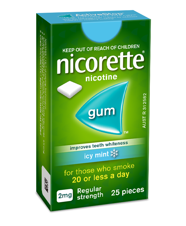 Nicorette 2mg Icy White 25's