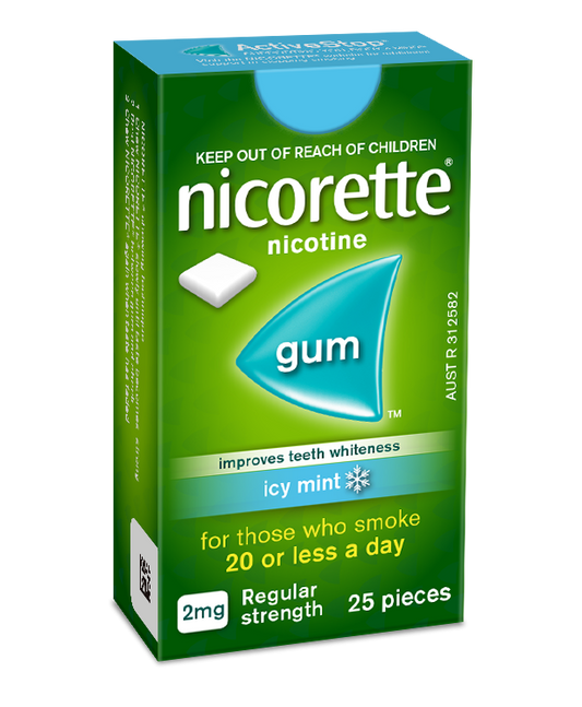 Nicorette 2mg Icy White 25's