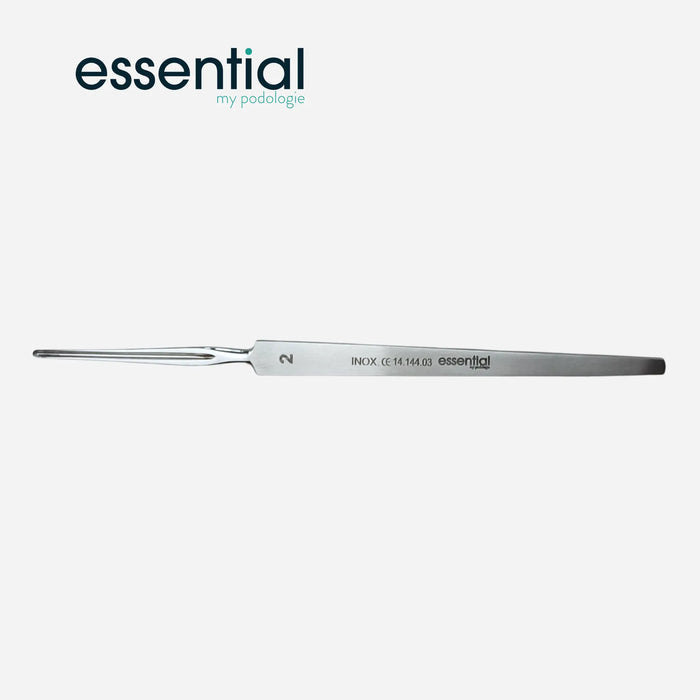 Non-sharp foam gouge - 14.5 cm - Stainless steel - Essential by My Podologie