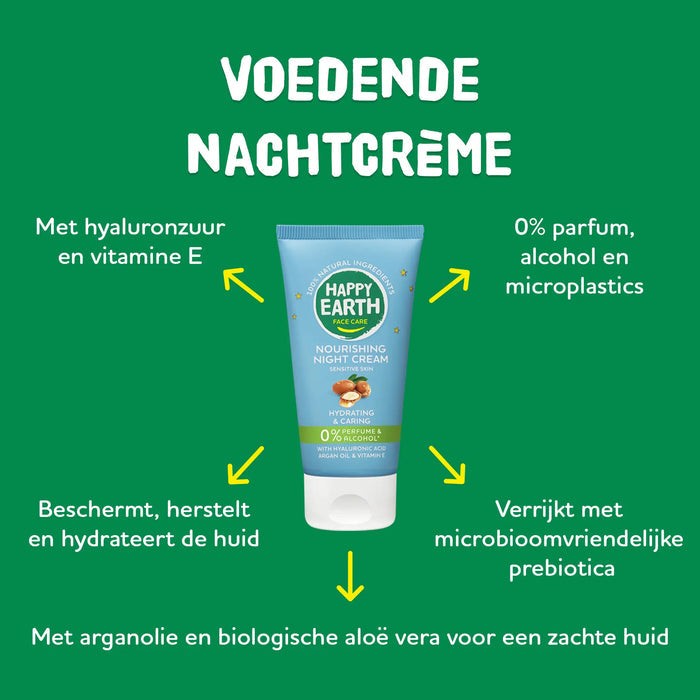 Voedende Nachtcrème Happy Earth