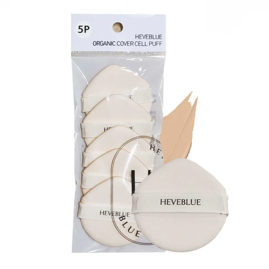 Heveblue Organic Cover Cell Puff Nudie Glow Australia