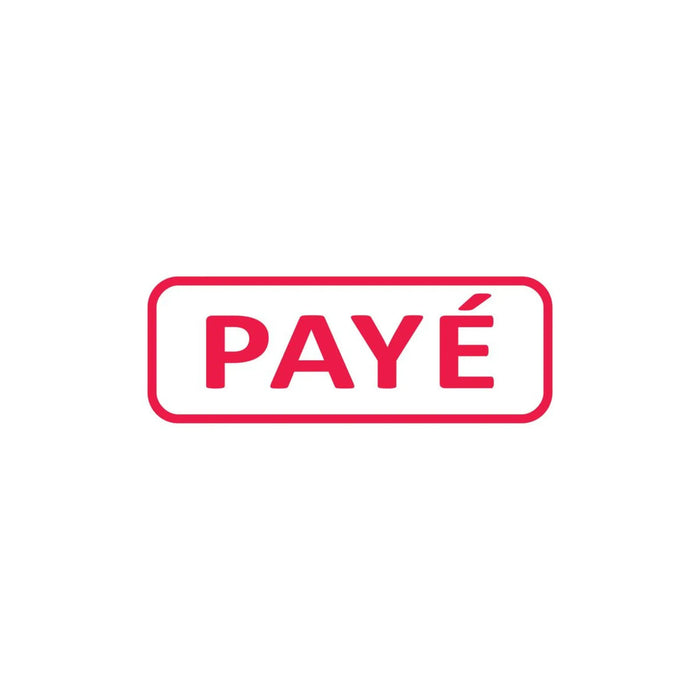 “Paid” ink stamp - red - Trodat My Podiatry