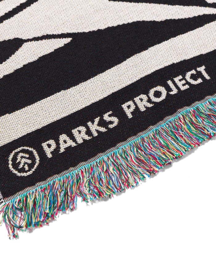 Shop Park Shadows Woven Blanket Inspired by National Parks | black-and-white