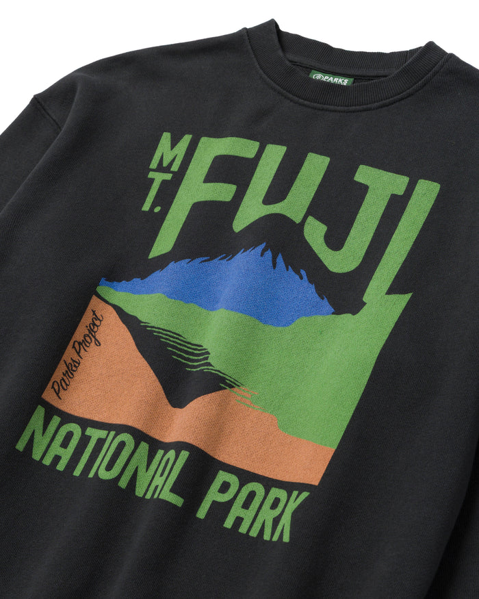 Shop Parks Project Mount Fuji Crew Inspired by Japans National Parks | vintage-black