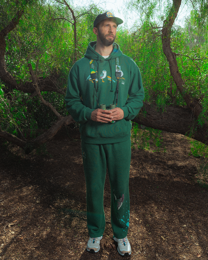 Shop Parks Project x Audubon Hoodie Inspired by Birds in National Parks | forest-green