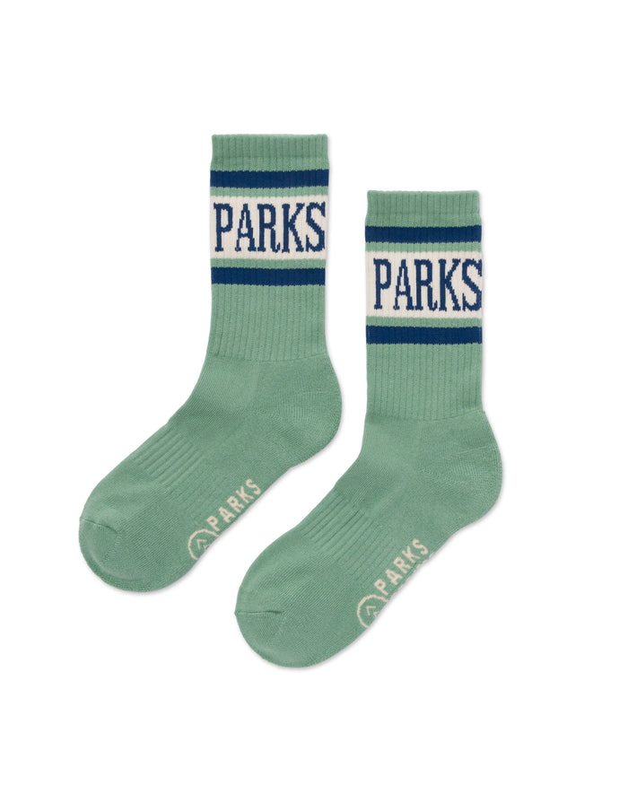 Shop Parks Trail Crew Sock 2 Pack Inspired by National Parks | blue-and-green