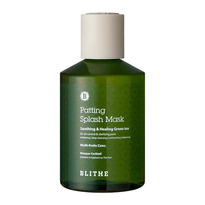 Blithe Patting Splash Mask Soothing & Healing Green Tea Nudie Glow Australia