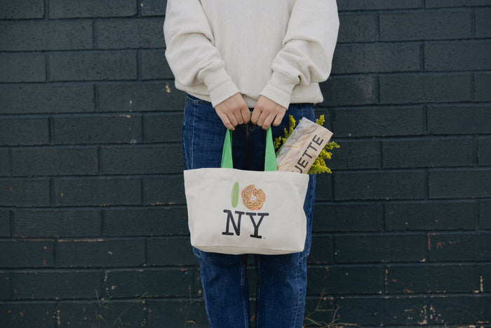 pickle bagel mini tote