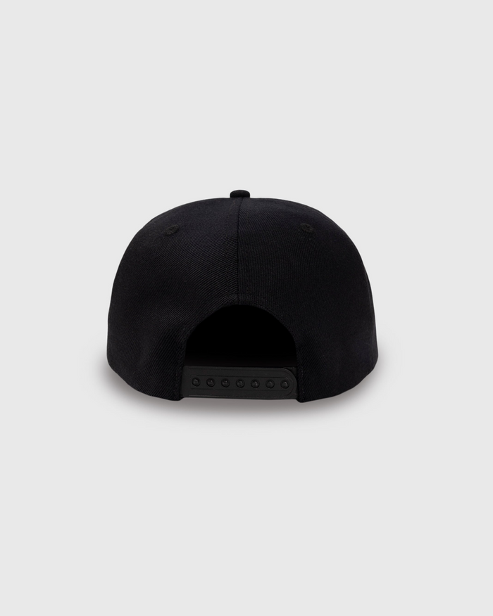 Pleasures Film Black Snapback Hat