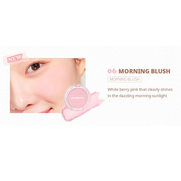Peripera Pure Blushed Sunshine Cheek 06 MORNING BLUSH Nudie Glow Australia