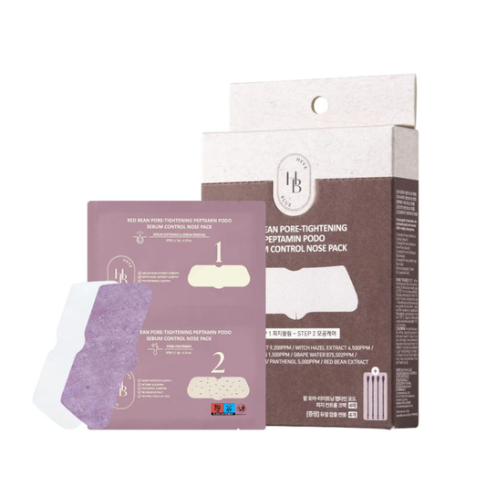 Heveblue Red Bean Pore-Tightening Peptamin Podo Sebum Control Nose Pack Nudie Glow Australia