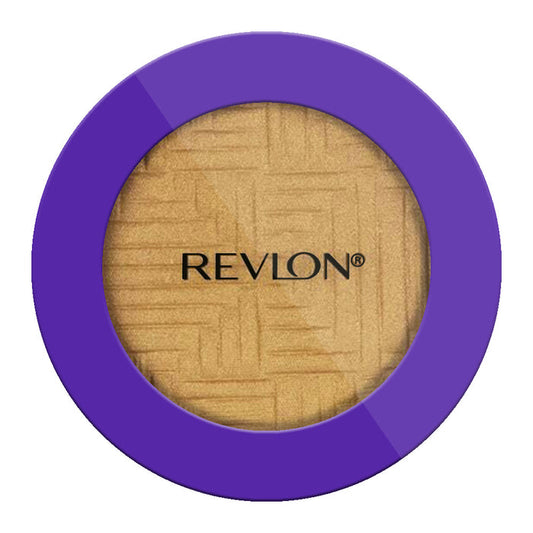 Revlon Electric Shock Highlighting Powder 301 LIGHT IT UP compact with radiant glow finish and buildable pearlescent shimmer