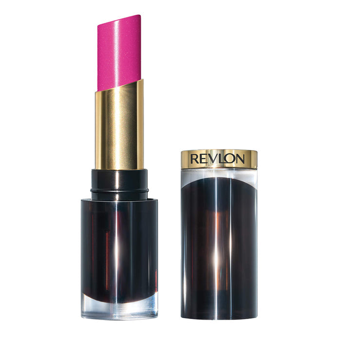 Revlon Glass Shine Lipstick - 022 FUCHSIA GLEAM - High-shine, moisturising finish