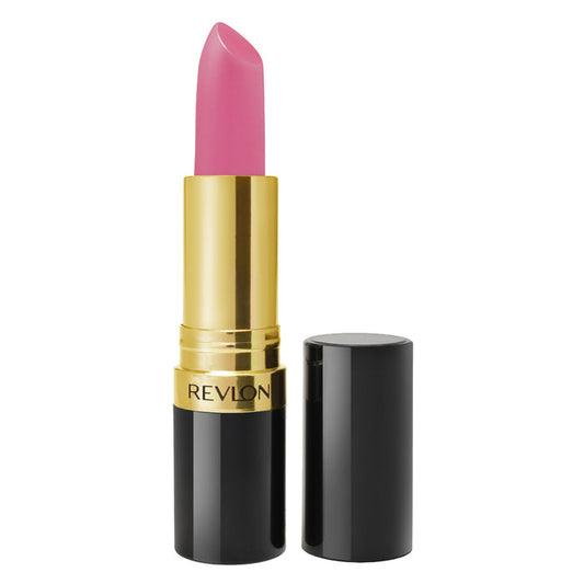 Revlon Super Lustrous Matte Lipstick 002 Pink Pout – hydrating, pigmented matte lipstick with avocado oil and vitamin E