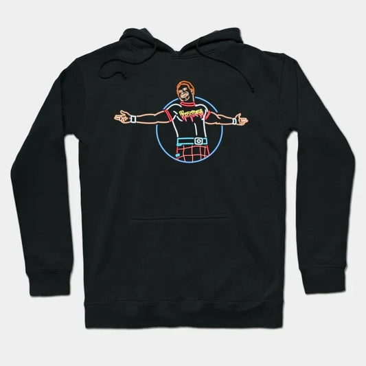 Roddy Piper Neon Style Hoodie