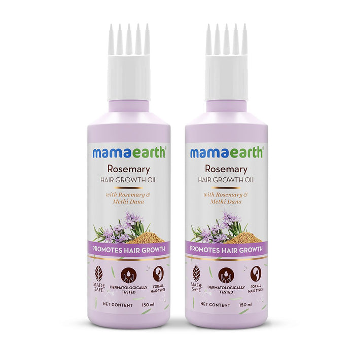 Rosemary Hair Growth Oil with Rosemary & Methi Dana for Promoting Hair Growth - 150 ml (Pack of 2)