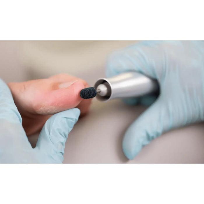 Round abrasive caps x10 0202 - Diamond - Medium grain - Abrasion of corns, calluses and hyperkeratoses - 10 mm Ruck