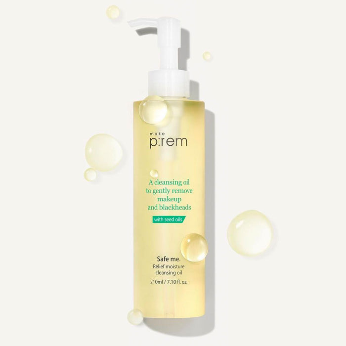 MAKE P:REM Safe Me. Relief Moisture Cleansing Oil Nudie Glow Australia