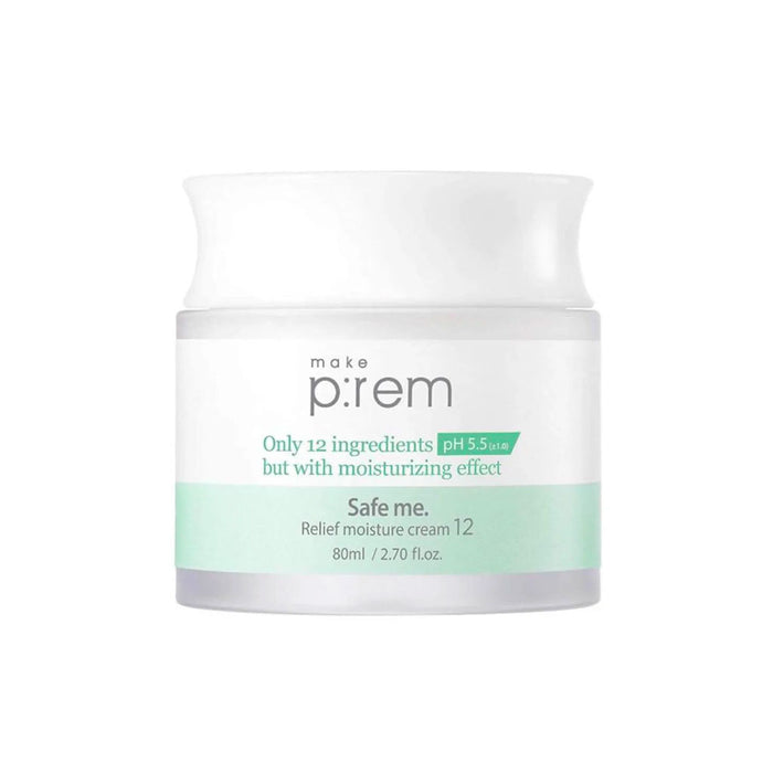 MAKE P:REM Safe Me. Relief Moisture Cream Nudie Glow Australia