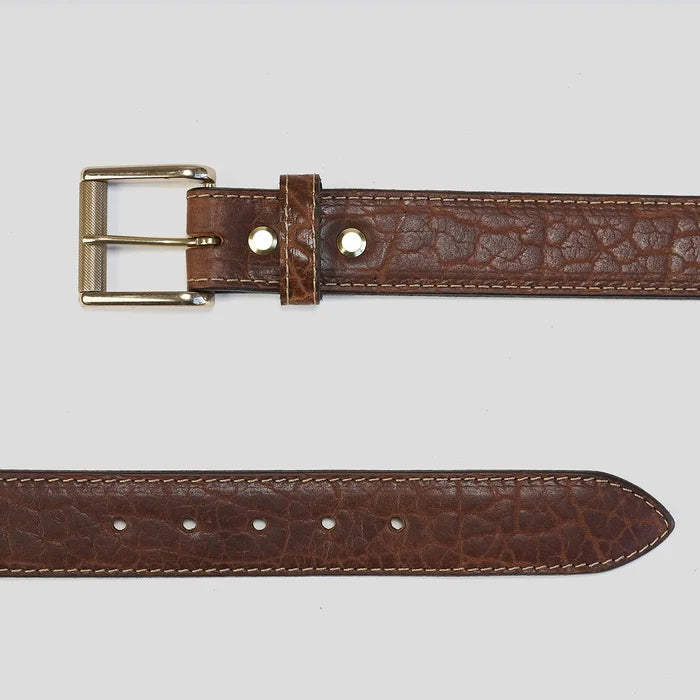 Sedona Bison Belt #100 | Walnut | Coronado Leather