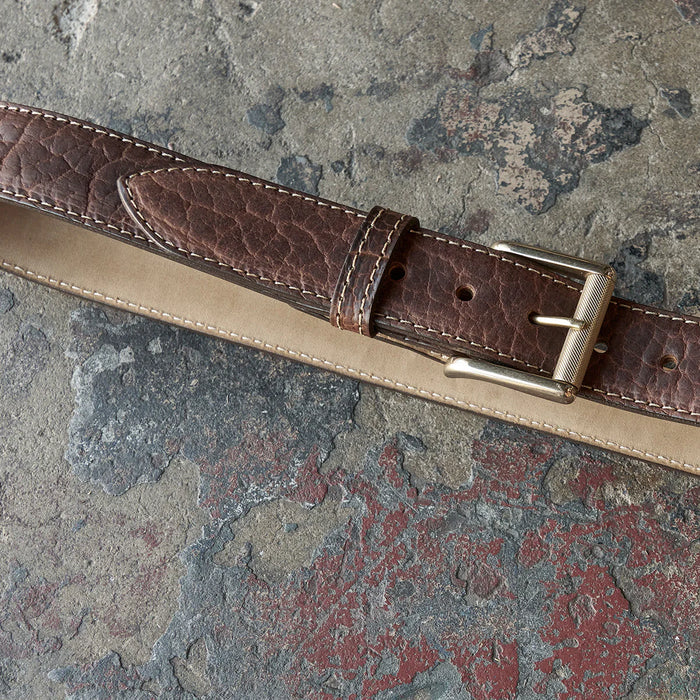 Sedona Bison Belt #100 | Walnut | Coronado Leather