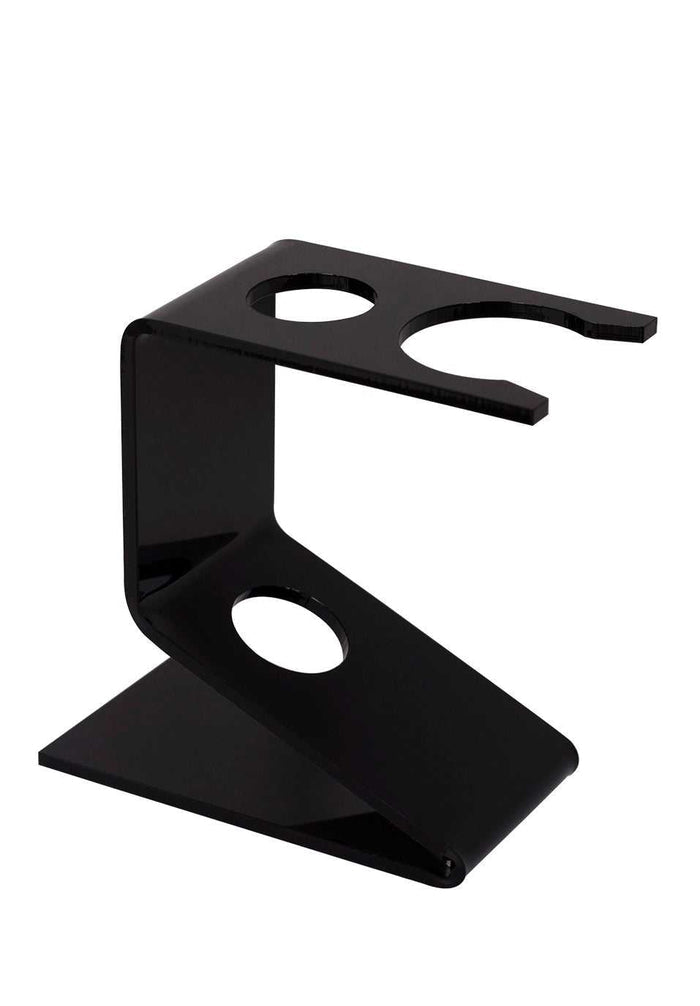 Semogue black razor and brush stand for grooming