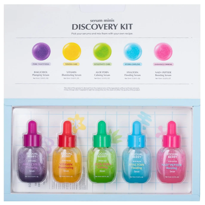 Eqqualberry Serum Minis Discovery Kit Nudie Glow Australia