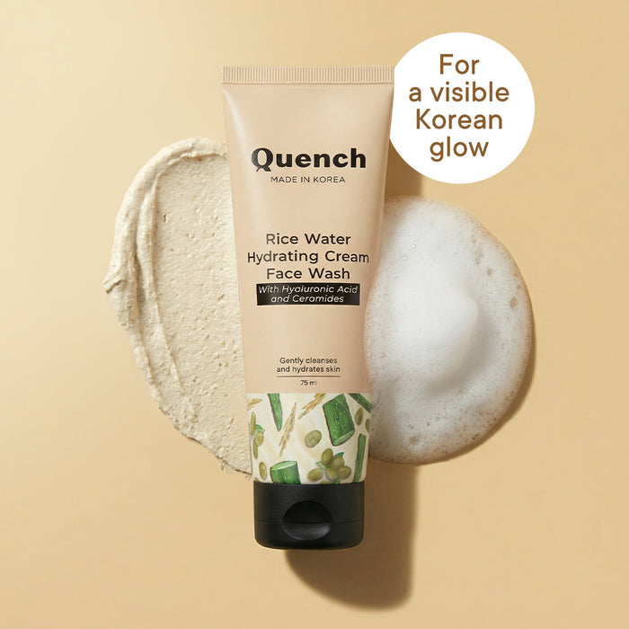 Set of 3 Rice Water Hydrating Cream Face Wash