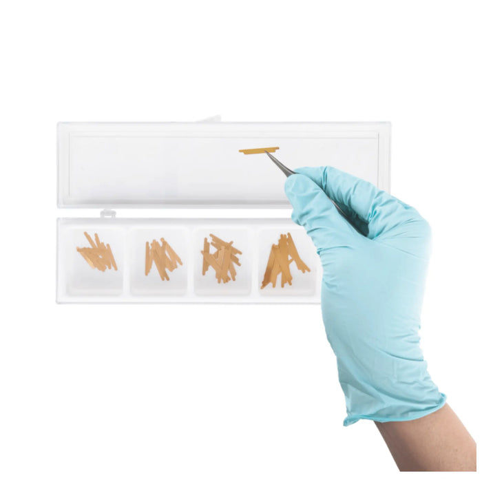 Set of 50 adhesive tabs - Double hook model - Mix of 5 sizes - Goldstadt - Ruck