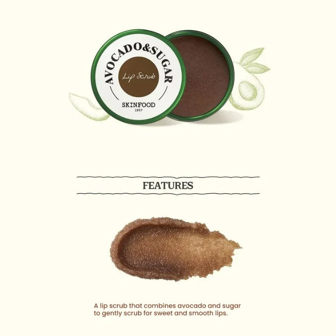 Skinfood Avocado & Sugar Lip Scrub 14g / 0.49 oz