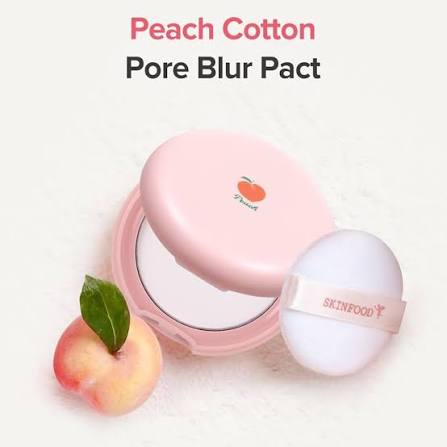 Skinfood Peach Cotton Pore Blur Pact 4g