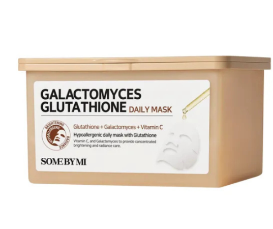 Some By Mi Galactomyces Glutathione Daily Mask – Brightening & Hydrating Facial Sheet Masks 30 s SOME BY MI
