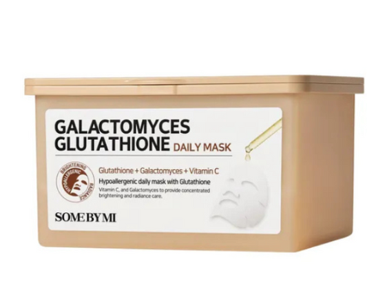 Some By Mi Galactomyces Glutathione Daily Mask – Brightening & Hydrating Facial Sheet Masks 30 s SOME BY MI