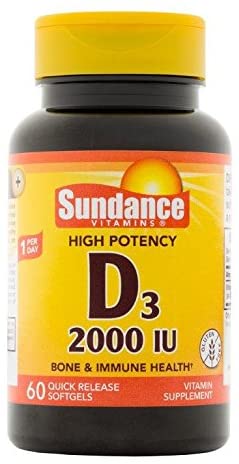 Sundance Vit D3 2000IU 60Caps