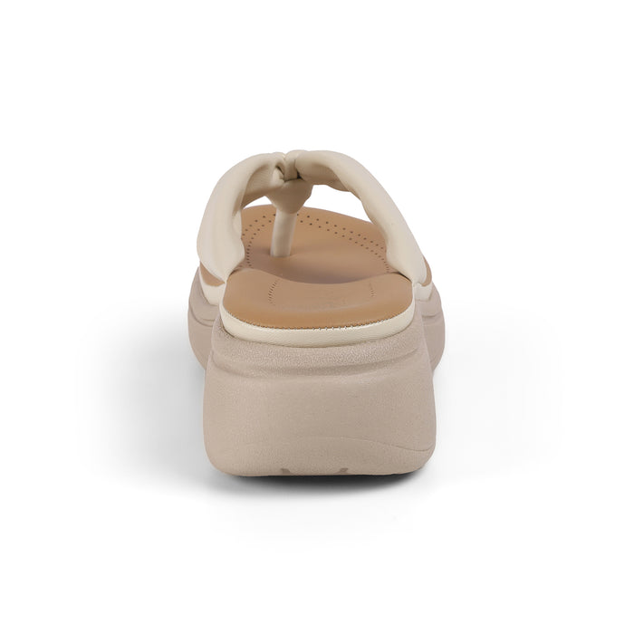 The Hobi Cream Women's Wedge Sandals | Luxury Comfort Footwear