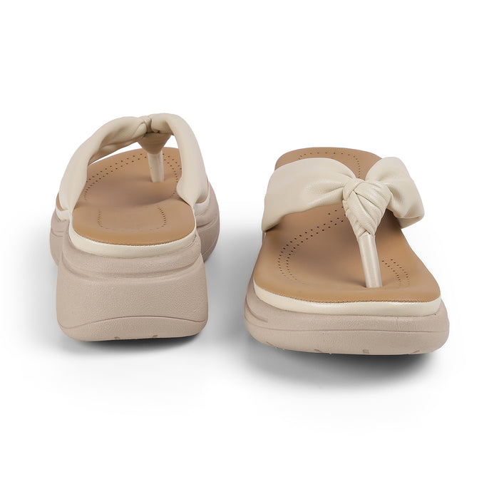 The Hobi Cream Women's Wedge Sandals | Luxury Comfort Footwear
