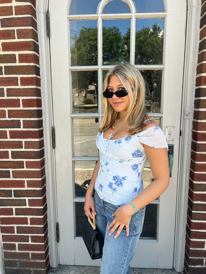 The Juliette Blue Top