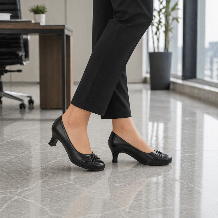 The Pump Black Modern Luxury Women’s Pumps