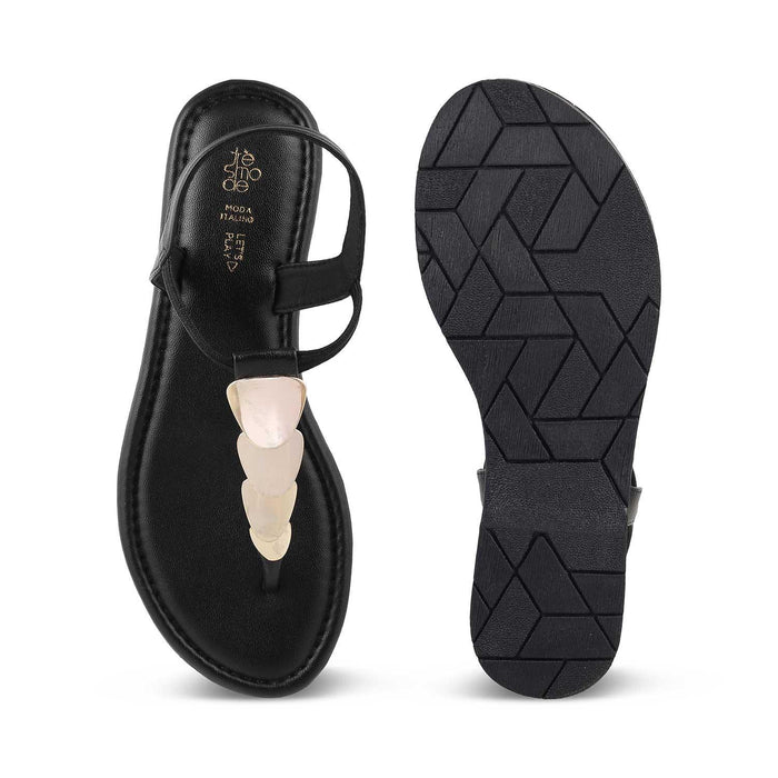 The Sinn Black Women's Dress Flats Tresmode - Tresmode