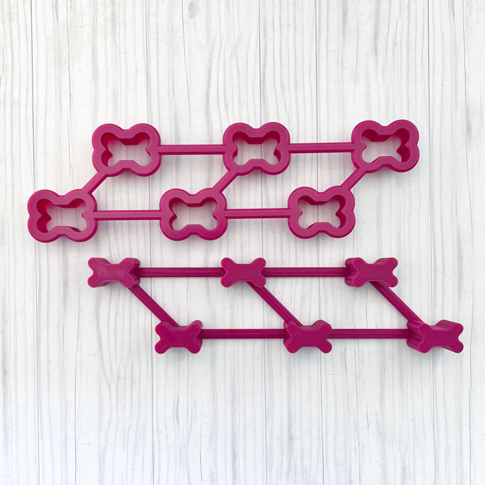Tiny Halloween Multi-Cutter and Dough Poppers (Tic Tac Toe cutters)
