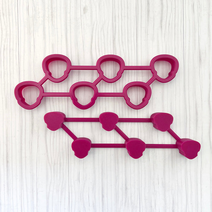 Tiny Halloween Multi-Cutter and Dough Poppers (Tic Tac Toe cutters)