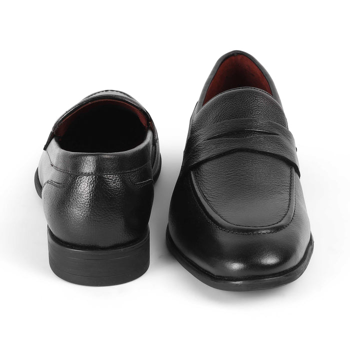 Aris Black Men's Versatile Loafer Shoes Tresmode